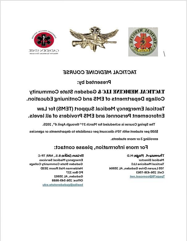 Tac Med flyer